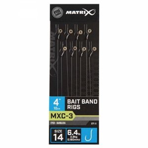 Przypony Matrix MXC-3 Bait Band Rigs 4 10cm - 14