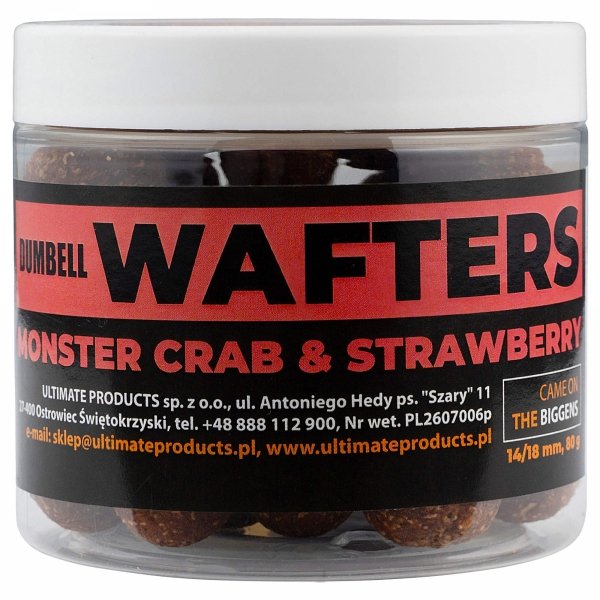 Kulki Ultimate Products Monster Crab &amp; Strawberry Wafters 14/18mm