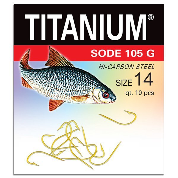 Haczyk Titanium SODE 105G (10 szt.), rozm. 14