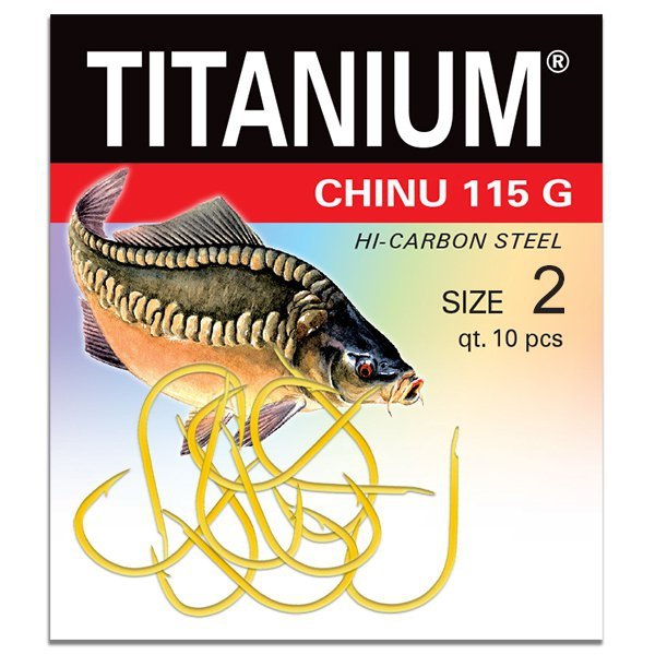 Haczyk Titanium CHINU 115G (10 szt.), rozm. 2