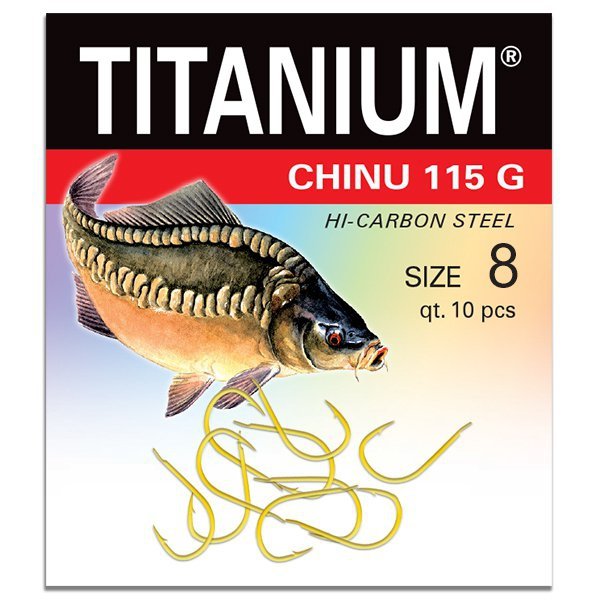 Haczyk Titanium CHINU 115G (10 szt.), rozm. 8