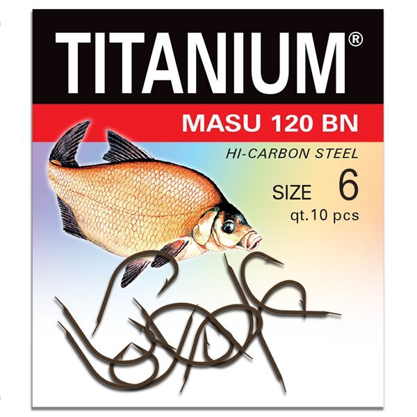 Haczyk Titanium MASU 120BN 120BN (10 szt.), rozm. 6