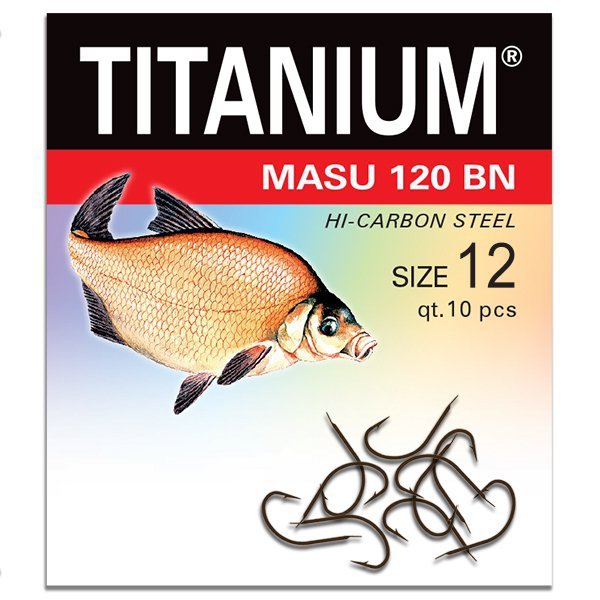 Haczyk Titanium MASU 120BN 120BN (10 szt.), rozm. 12