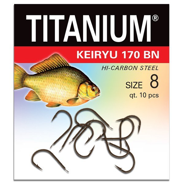 Haczyk Titanium KEIRYU 170BN (10 szt.), rozm. 8