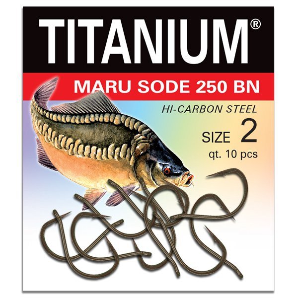 Haczyk Titanium MARU SODE 250BN (10 szt.), rozm. 2