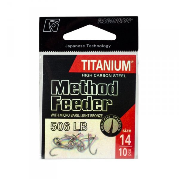 Haczyk Titanium Method Feeder 506 (10 szt.), rozm. 14