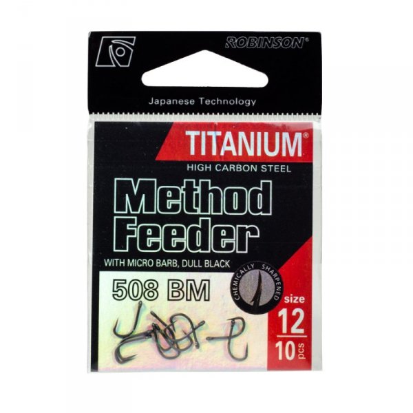 Haczyk Titanium Method Feeder 508 (10 szt.), rozm. 6