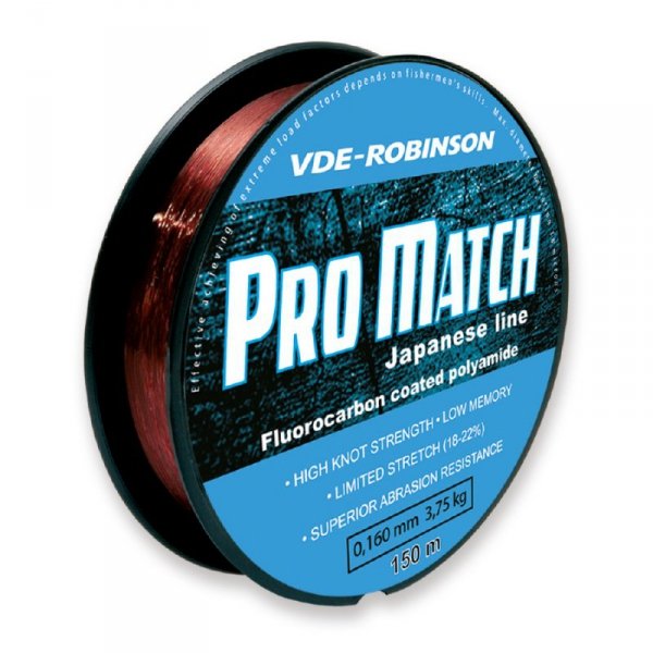 Żyłka VDE-Robinson Pro Match 0,160mm, 150m