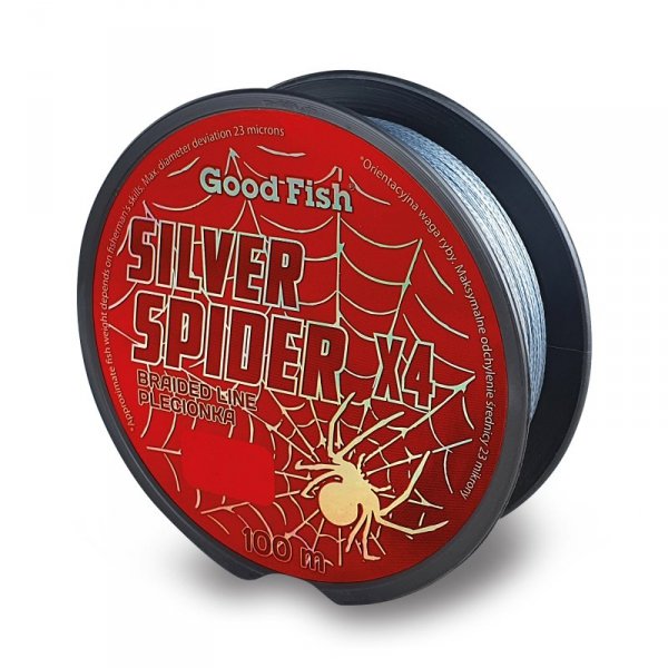 Plecionka GoodFish Silver Spider 0.10mm, 100m