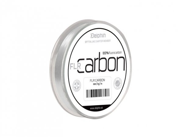 Delphin FLR CARBON - 100%  fluorocarbon 0,205mm 3,7kg 50m