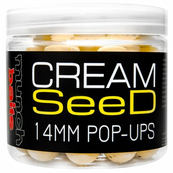 Kulki Pop Ups Munch Baits - Cream Seed 14mm 