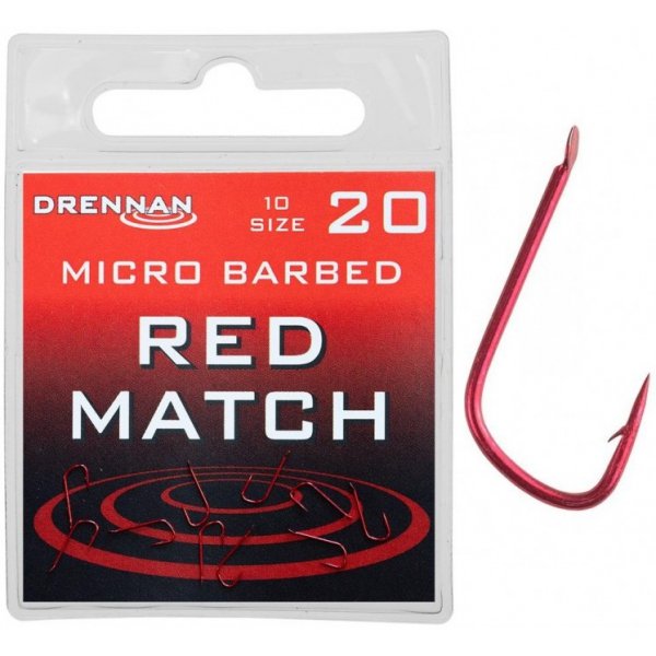 Haczyki Drennan Red Match nr 20. HSRM020