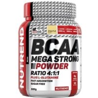 Nutrend BCAA Mega Strong II Powder aminokwasy (grejpfrut) - 500g