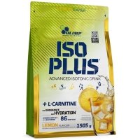 Olimp ISO PLUS napój (cytrynowy) - folia zip 1,505kg