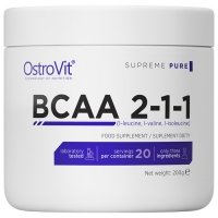 OstroVit Supreme Pure BCAA 2-1-1 aminokwasy (naturalny) - 200g