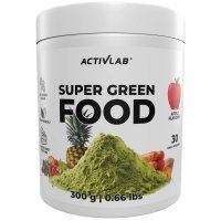 Activlab Super Green Food Spirulina Chlorella (jabłko) - 300g