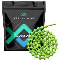 Feel and More Elastic Shoe Laces - neon green