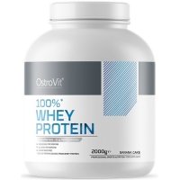 OstroVit 100% Whey Protein Koncentrat białka serwatkowego (ciasto bananowe) - 2kg