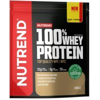 Nutrend 100% Whey Protein koncentrat białka serwatkowego (banan + truskawka) - 1kg