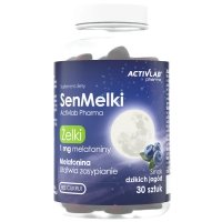 Activlab SenMelki melatonina (jagoda) - 30 żelek