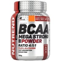 Nutrend BCAA Mega Strong II Powder aminokwasy (pomarańczowy) - 500g