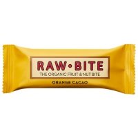 RawBite baton ORANGE CACAO (pomarańcza kakao) - 50g
