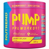 Nutrend Pump Preworkout przedtreningówka (berry splash) - 225g