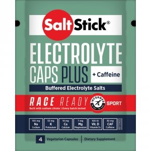 SaltStick Electrolyte Caps Plus elektrolity z kofeiną - 7 saszetek x 4 kapsułki 