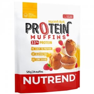 Nutrend Protein Muffins (wanilia z malinami) - 520g 