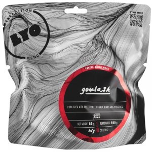 LYOFOOD Goulash gulasz z wieprzowiną, ziemniakami i białą fasolą - 80g/500g 