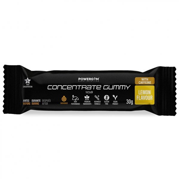 PowerGym Concentrate Gummy galaretka z kofeiną (cytryna) - 30g