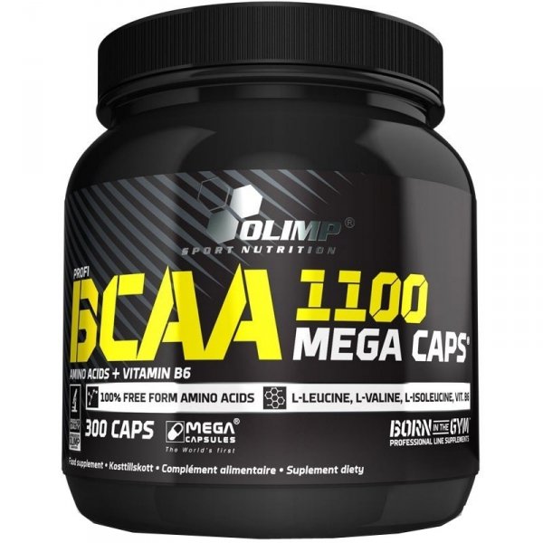 Olimp BCAA mega caps 1100mg - 300 kapsułek