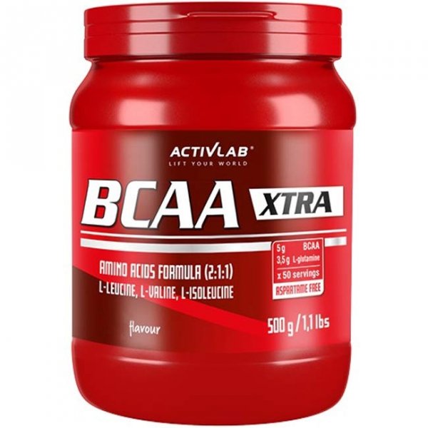Activlab BCAA Xtra aminokwasy (pomarańcza) - 500g