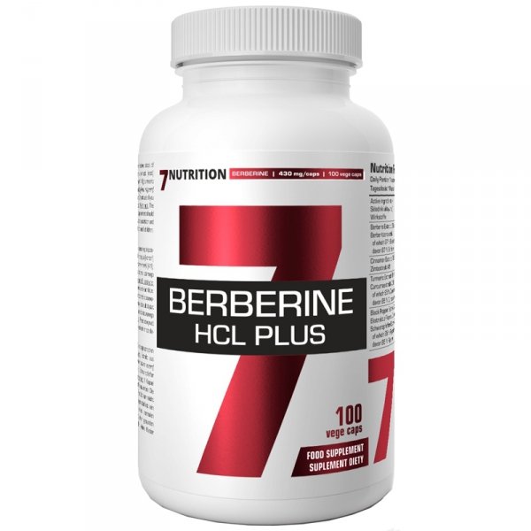7Nutrition Berberine HCL PLUS berberyna - 100kaps.