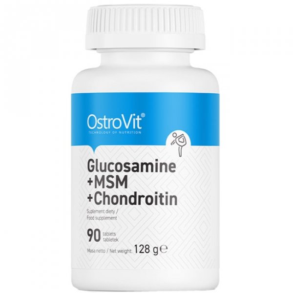 OstroVit Glukozamina+MSM+Chondroityna - 90 tabl.