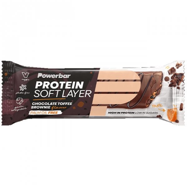 PowerBar Protein Soft Layer baton (czekolada, toffi, brownie) - 40g