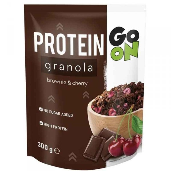 GO ON! Nutrition Granola Proteinowa (brownie wiśnia) - 300g