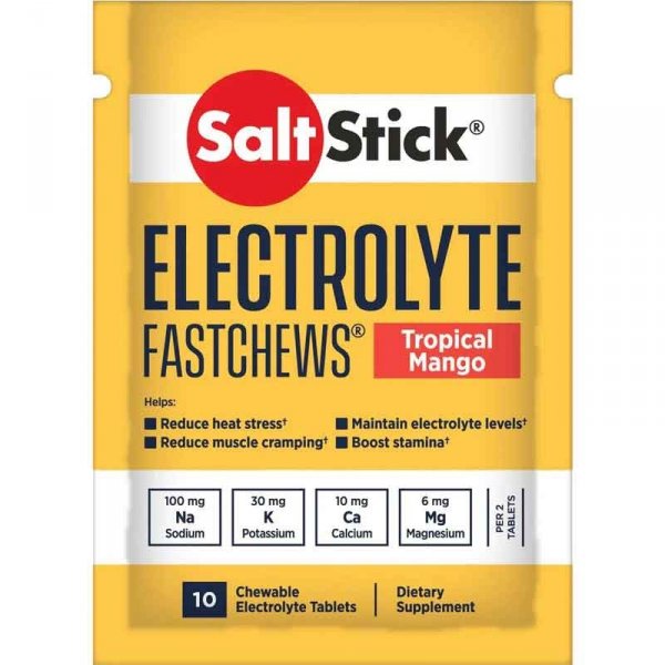 SaltStick Fastchews pastylki do ssania (tropical mango) - 10 szt.