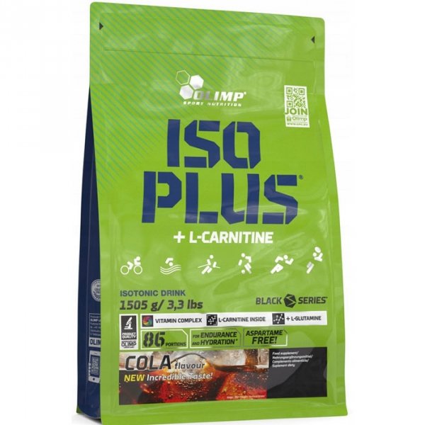 Olimp ISO Plus Powder napój (cola) - folia zip 1,505kg