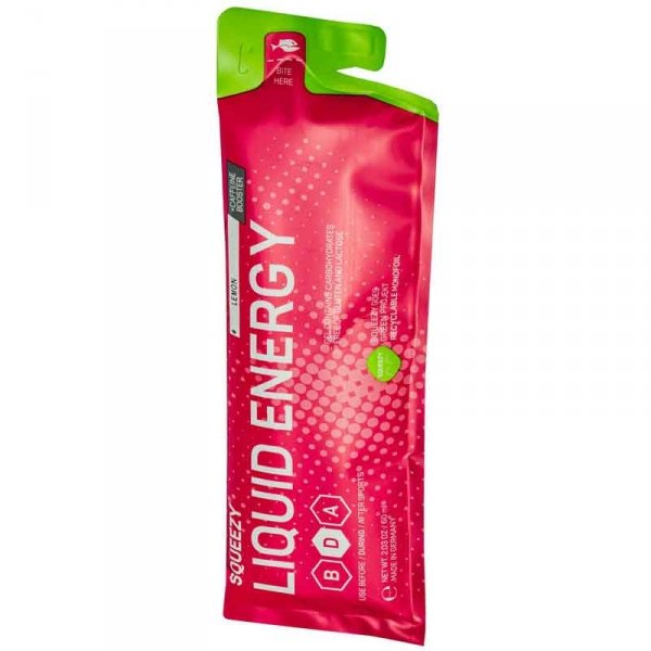 Squeezy Liquid Energy płynny żel energetyczny z kofeiną (cytrynowy) - 60ml