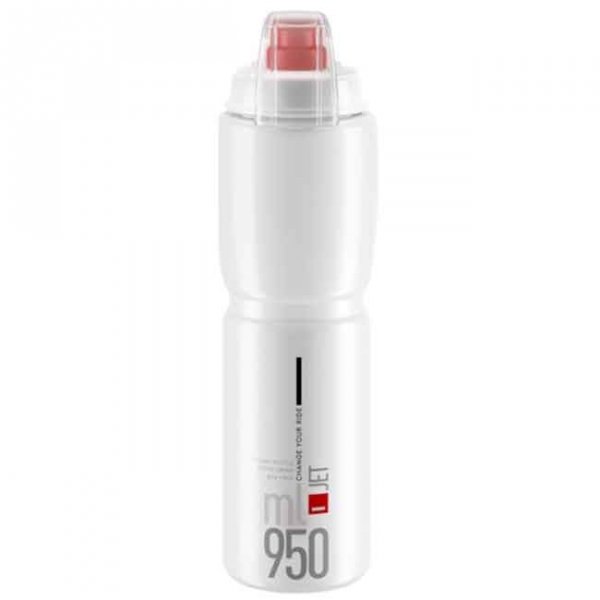 Elite Jet Plus Clear bidon z klapką (czerwony) - 950ml