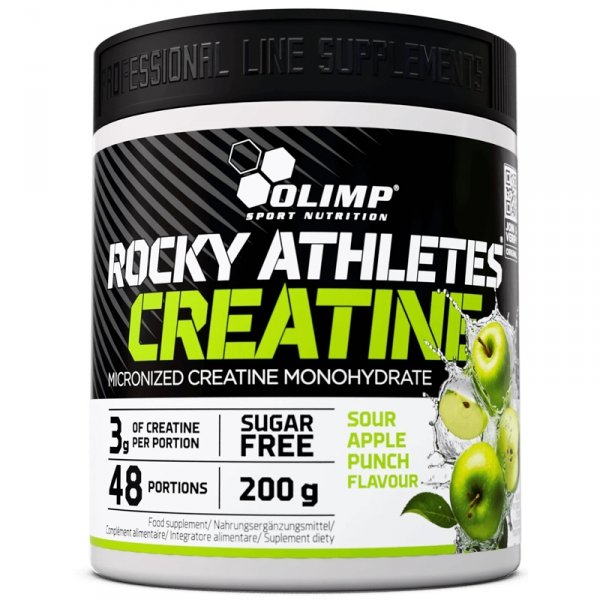 Olimp Rocky Athletes Creatine monohydrat kreatyny (kwaśne jabłko) - 200g