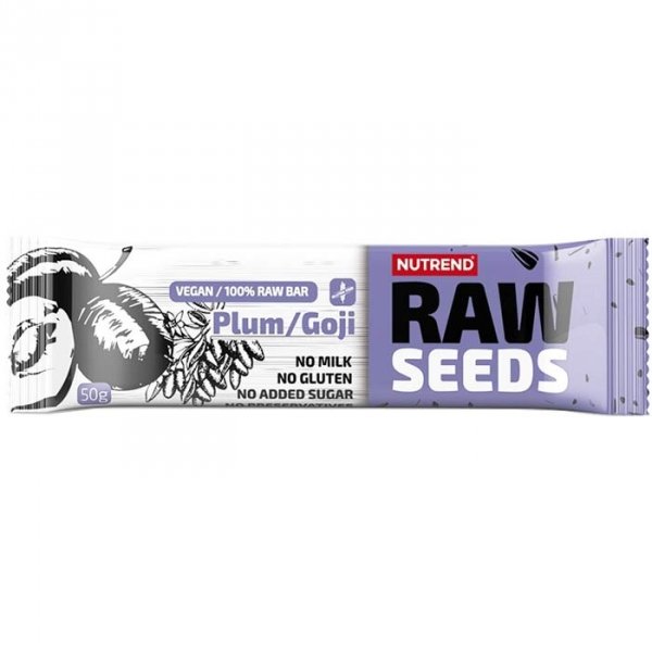Nutrend RAW SEEDS baton energetyczny (śliwka i owoc Goji) - 50g