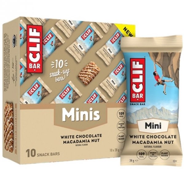 Clif Bar Minis White Chocolate Macadamia baton (orzechy makadamia) - 10x28g