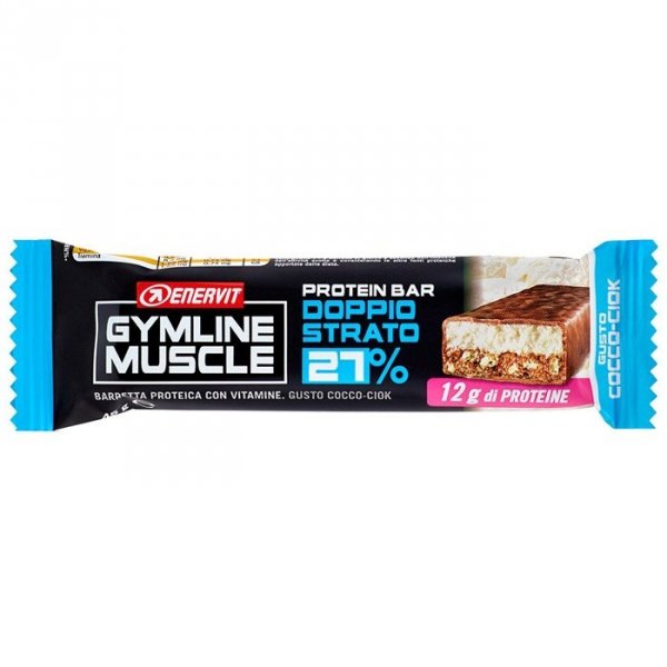 Enervit Gymline 27% baton proteinowy (czekolada-kokos) - 45g