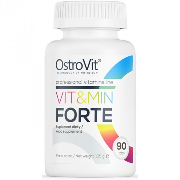OstroVit Vit&amp;Min FORTE kompleks witamin i minerałów - 90 tabl.