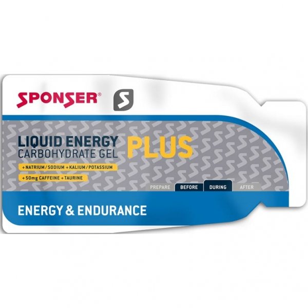 Sponser Liquid Energy Plus żel (kofeina) - saszetka 35g