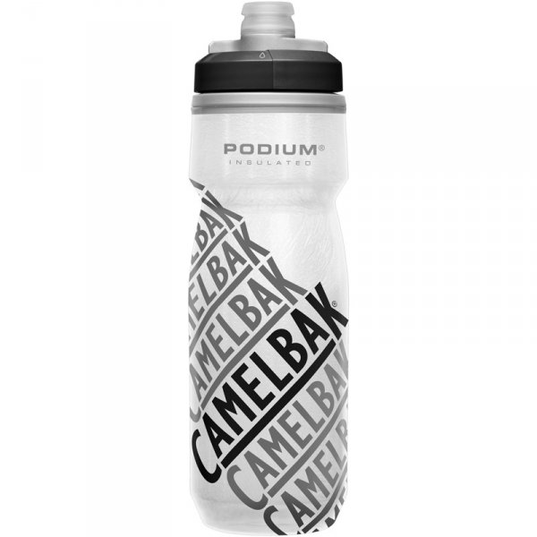  CamelBak Podium Chill bidon (biały z napisami) - 620ml