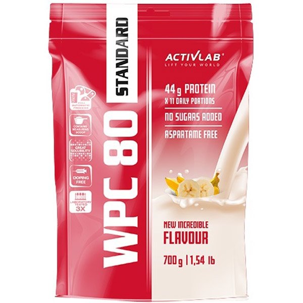 Activlab WPC 80 Standard odżywka białkowa (banan) - 700g