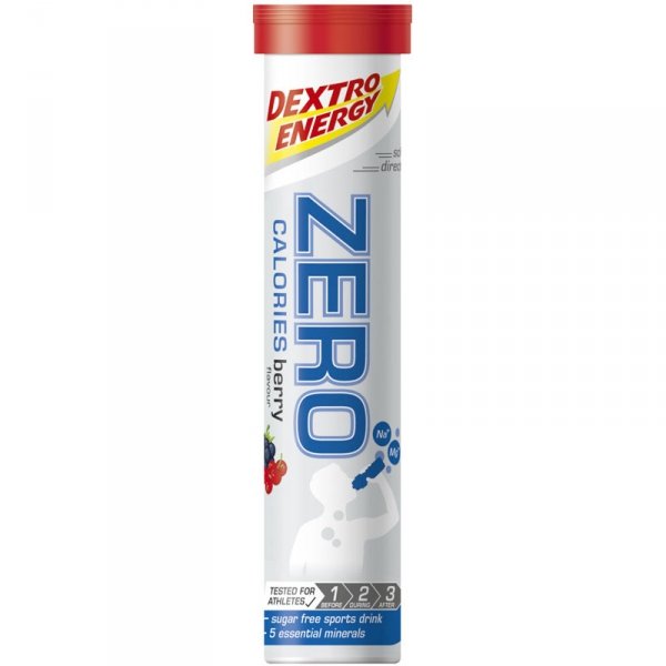 Dextro Zero Calories elektrolity (czerwone owoce) - tuba 20 tabl.